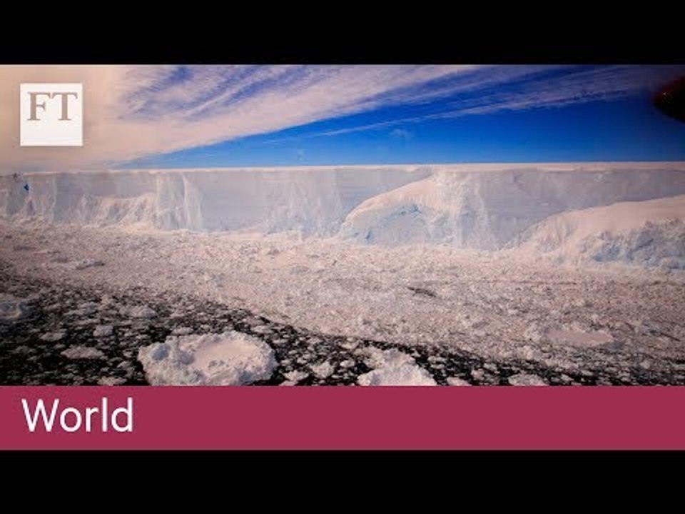 First footage after vast berg breaks from Antarctic shelf