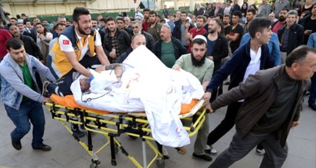 Yürekleri Ağza Getiren Taksim İlkyardım Hastanesi Yangınından Çarpıcı Kareler