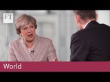 Theresa May tries to move on from Brexit