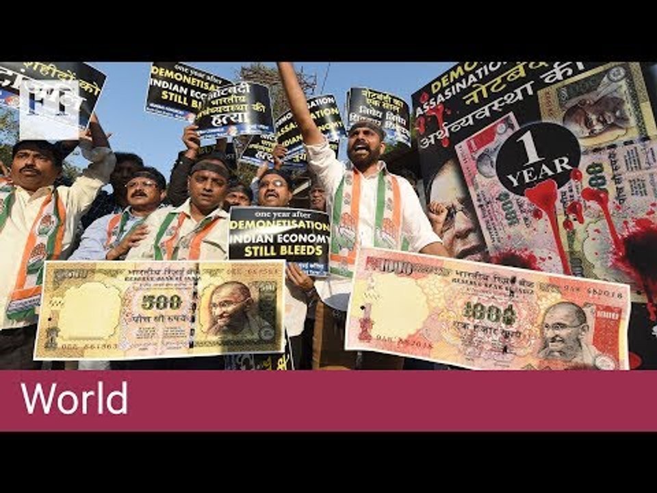 India's note ban still causing pain one year on