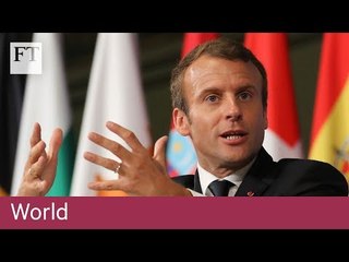 Macron appeals for strong EU