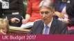 UK Budget: Hammond puts brave face on dire growth forecasts