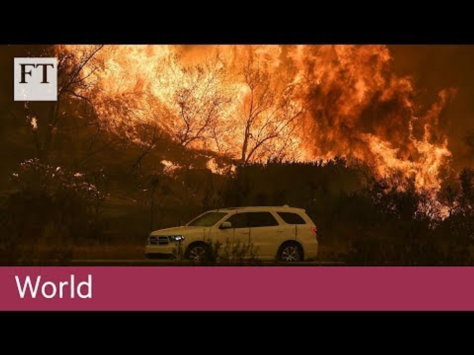 Hundreds of thousands flee as fires rage around LA
