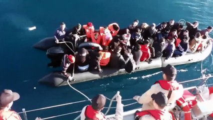 Ege Denizi'nde yasa dışı göçle mücadele - 39 yabancı uyruklu yakalandı - MUĞLA