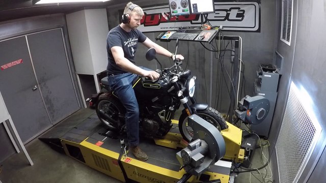 2018 Husqvarna Svartpilen 401 Dyno
