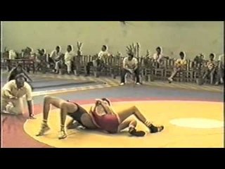 Rui Unas combate luta livre olímpica - 1987