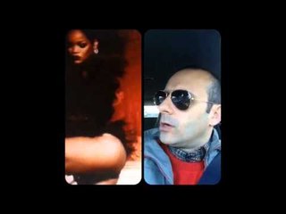 Rihanna booty spanking Rui Unas