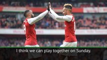 Aubameyang and I are compatible at Arsenal - Lacazette
