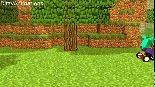 All Minecraft Life - Pig, Creeper, Skeleton, Iron Golem & Block Animations