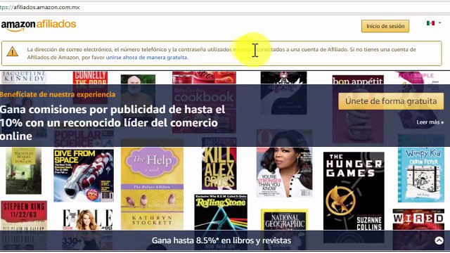 Cómo crear una cuenta de Amazon afiliados paso a paso 2018-2019