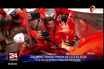 Brasil: Juez Moro ordena prisión contra Lula Da Silva y le da 24 horas para entregarse