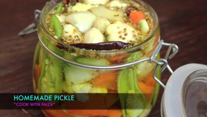 HOMEMADE PICKLE *COOK WITH FAIZA*
