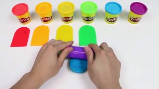 DIY Play Doh Chocolate Covered Rainbow Ice Cream!