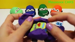 Funny cars in Play Doh