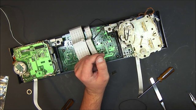 Sony TC-WR535 tape deck fixed after 7 years in pieces. New Belts and a cleaning and it lives again%21