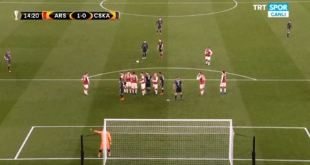 CSKA'lı Golovin, Frikikten Arsenal'ı Avladı
