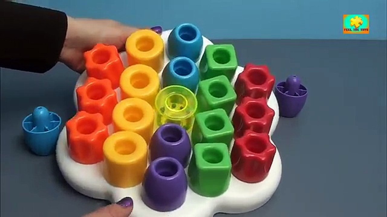 DAISY MAXI Aprende colores y formas de Quercetti Learn Colors and Shapes