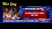 Superstar Salman Khan sentenced to 5 years jail term in black buck case.  Superstar Salman Khan condamné à 5 ans de prison dans l'affaire Black Buck.