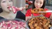 MEOGBANG BJ  COMPILATION-CHINESE FOOD-MUKBANG-Greasy Chinese Food-Beauty eat strange food-NO.117
