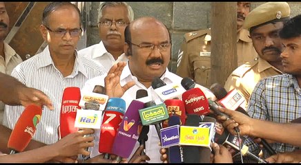 அமைச்சர் ஜெயக்குமார் பேட்டி