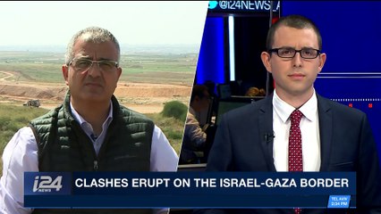 i24NEWS DESK | IDF uses tear gas, live fire on Gaza border | Friday, April 6th 2018
