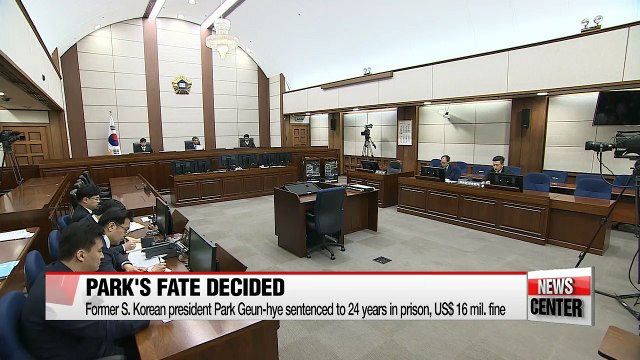 Former S. Korean president Park Geun-hye sentenced to 24 years for corruption