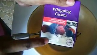 Homemade Whipped cream in Tamil [ in just three minutes]