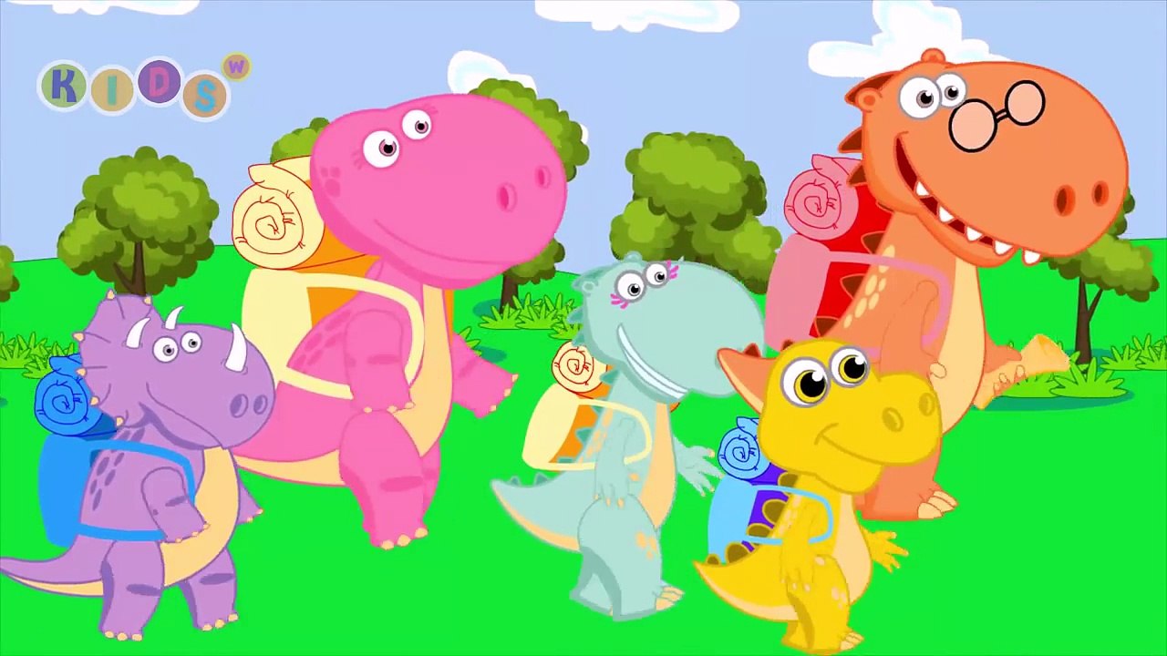 DinoW Playing Golf Dinosaurus Story New Video Funny Story ❀✿ KidsW ✔