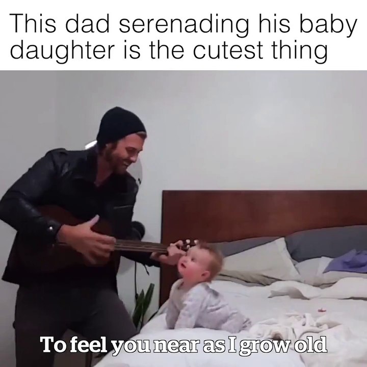 This Dad Serenading His Baby Daughter is The Cutest Thing