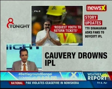 Political groups demand ban on IPL in Chennai; TMC refutes attacking BJP cadres and more — 8 Tonight