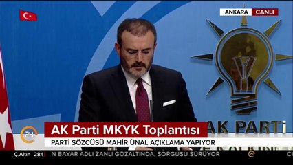 AK Parti MKYK Toplantısı