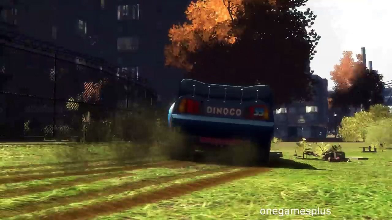 Dinoco New Eleven jumps McQueen car horrific by onegamesplus