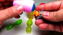 Ice Cream Cones with Play Doh Surprise Balls Shopkins Toy Story Lalaloopsy Smurfs Conos plastilina
