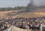 Palestinians Gather in Protest at Gaza-Israel Border