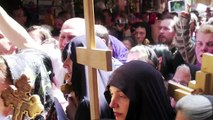 آلاف المسيحيين الأرثوذكس يحيون يوم الجمعة العظيمة في القدس