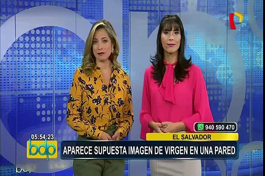 El Salvador: pobladores aseguran que imagen de la virgen apareció en una pared