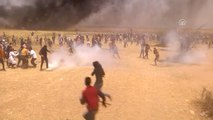Gazze Sınırındaki Gösteriler - Müdahale ve Yaralılar - Han