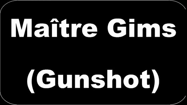 Maitre Gims - Gunshot (Paroles/Lyrics)
