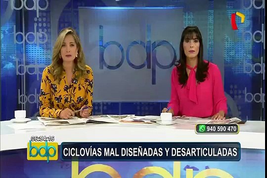 Ciclovías mal diseñadas y desarticuladas dificultan paso de ciclistas