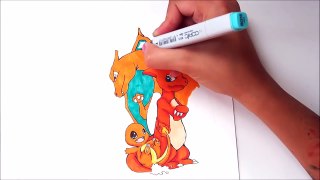 Pokémon | Copic markers & watercolor