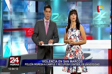 San Marcos: así fue el enfrentamiento al interior del campus
