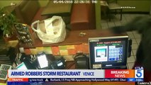 Video Shows Armed Robbers Storm Southern California Restaurant
