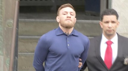 Watch as Conor McGregor leaves jail in handcuffs