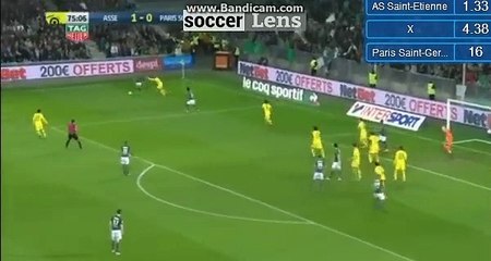 Edinson Cavani Unbelievable Miss HD - St Etienne 1-0 PSG 06.04.2018
