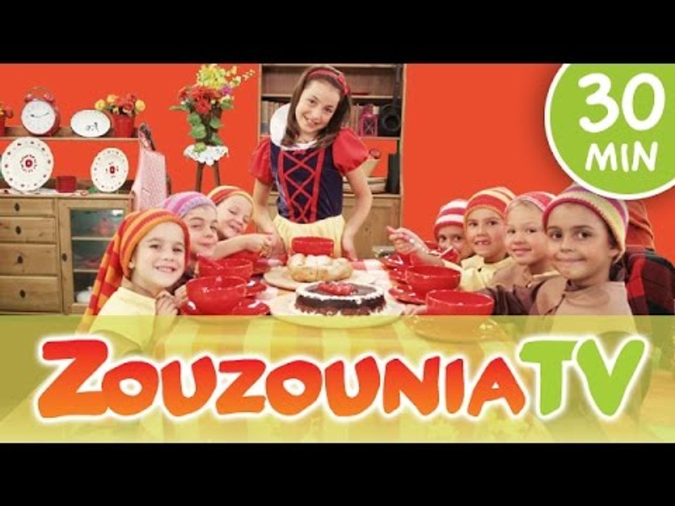 Snow White and the 7 Dwarfs | Fairy Tale | Zouzounia feat. Anna Rose & Amanda | 30 mins