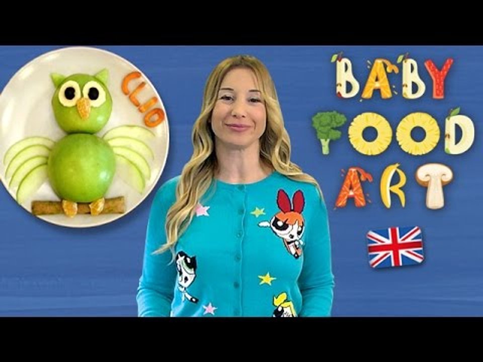Baby Food Art with Clio #13 | Owl