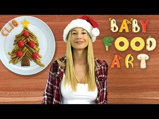 Baby Food Art with Clio #12 | Χριστουγεννιάτικο Δέντρο