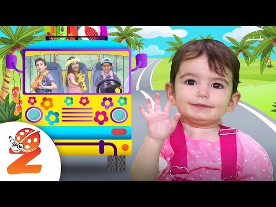 The Wheels On The Bus (Summer Version) | #ZouzouniaTV Nursery Rhymes & Kids Songs