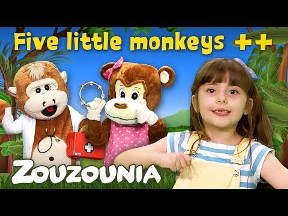 Five Little Monkeys & more Songs for Children | Nursery Rhymes & Kids Songs Compilation by Zouzounia