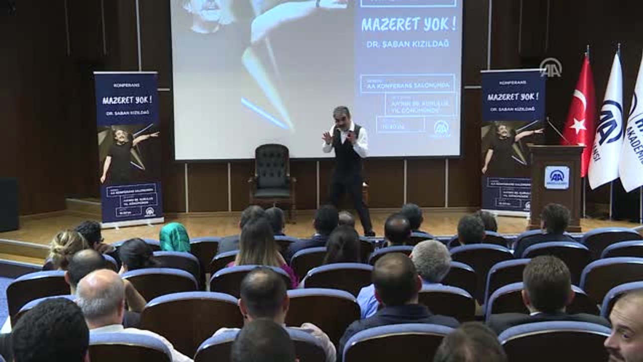 Aa Yönetim Kurulu Başkan Vekili Dr. Kızıldağ'dan Aa'da 'Mazeret Yok' Konferansı